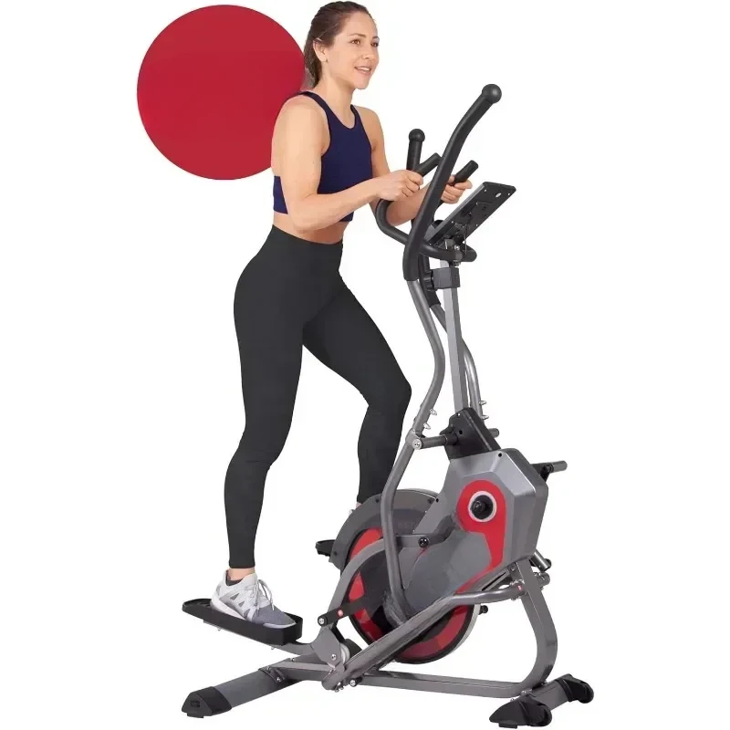 

2 in 1 Elliptical Stepper Machine for Home Fitness PATENTED HIIT Training ErgonomicCardio Resistance 8 Levels Digital