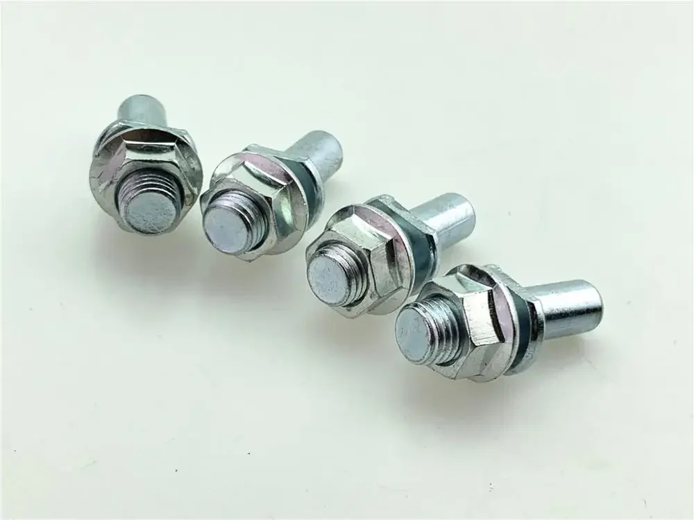 Para Jialing Zongshen Gy motocicleta placa de cadena trasera tornillo instalación de placa de cadena tornillo especial
