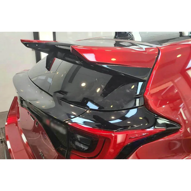 

Для Toyota Yaris YARIS модификация из углеродного волокна GR задний спойлер Varis фиксированный ветровой верхний комплект кузова