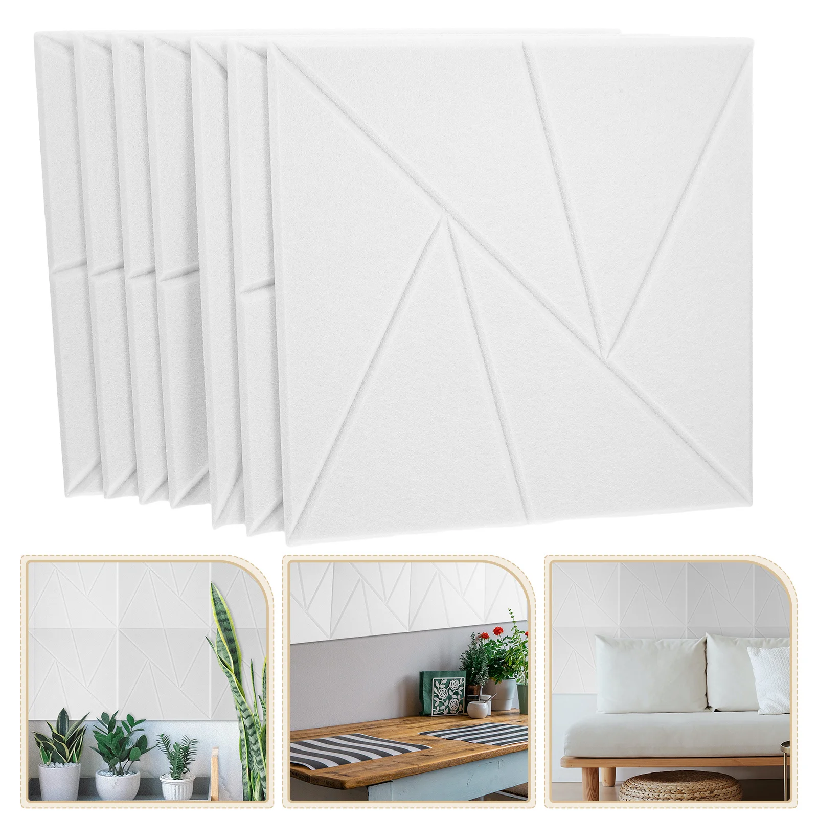 12 قطعة لوحة عزل الصوت عالية الكثافة ذاتية اللصق لوحات الحائط البلاستيكية للاستوديو المنزل مكتب الحد من الضوضاء الصوتية