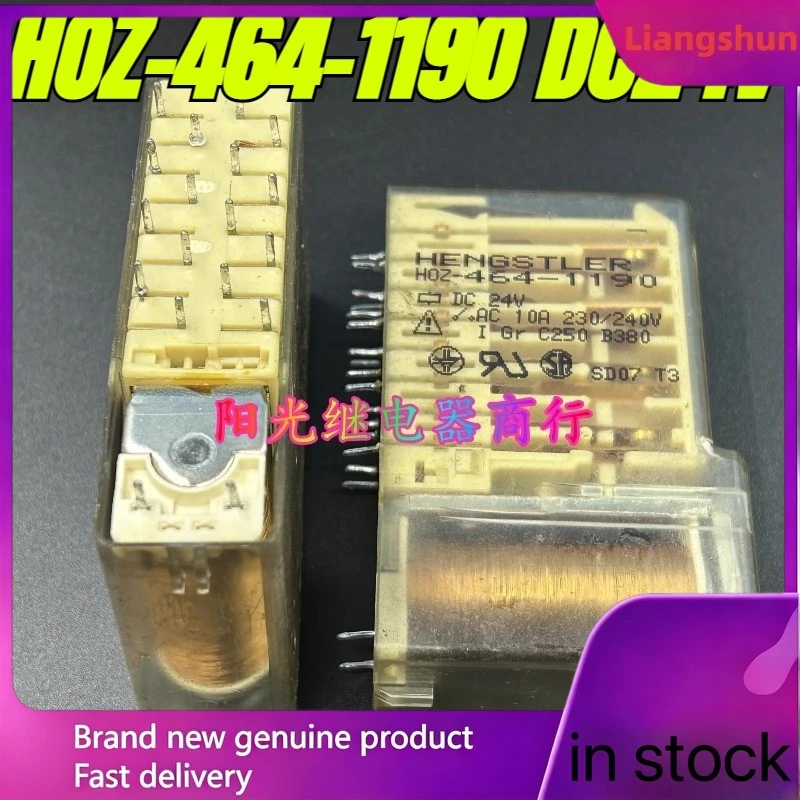 New 5pcs/lot  100% original genuine relay:HOZ-464-1190 DC24V 24VDC safety relay