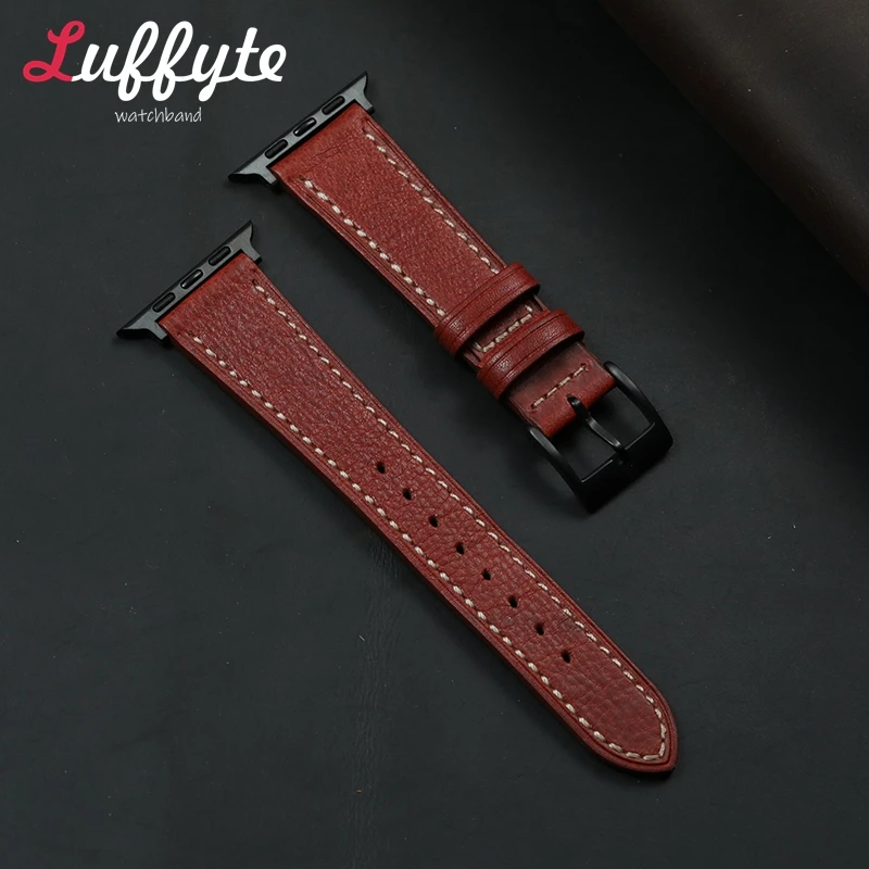 Handgefertigtes Herren-Uhrenarmband aus Rindsleder für Apple Watch 1–11 SE Ultra 3 2 Uhrenarmband für Iwatch 49/46/45/44/42/41/40/38 mm