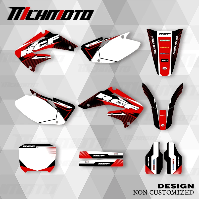 

MCHMFG новый стиль графические наклейки комплект наклеек для HONDA CRF450 2002 2003 CRF 450 2004