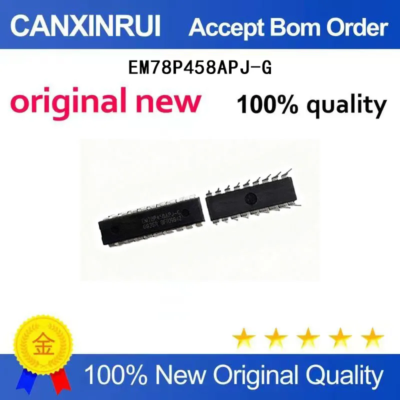 (5-100 Pieces)New stock EM78P458APJ-G EM78P458APJ DIP-20 spot chip IC