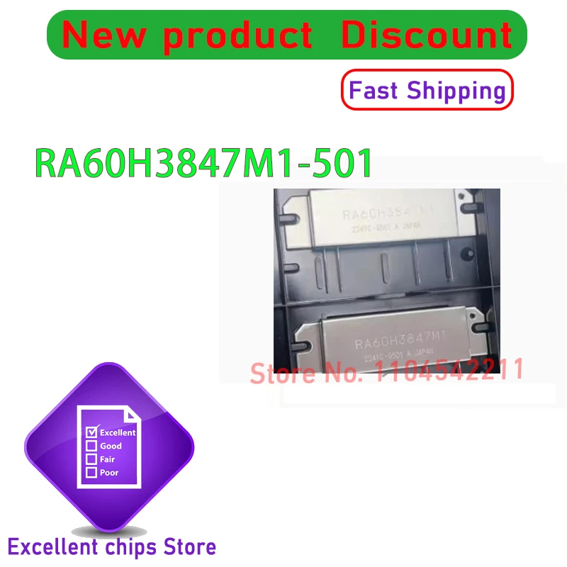 

1PCS/LOT RA60H3847M1-501 RA60H3847M1 RA60H3847 New original