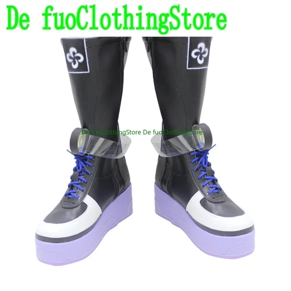 Arknights Mizuki Scarpe Cosplay Stivali Gioco Anime Festa di Carnevale Halloween DefuoClothing Negozio di scarpe