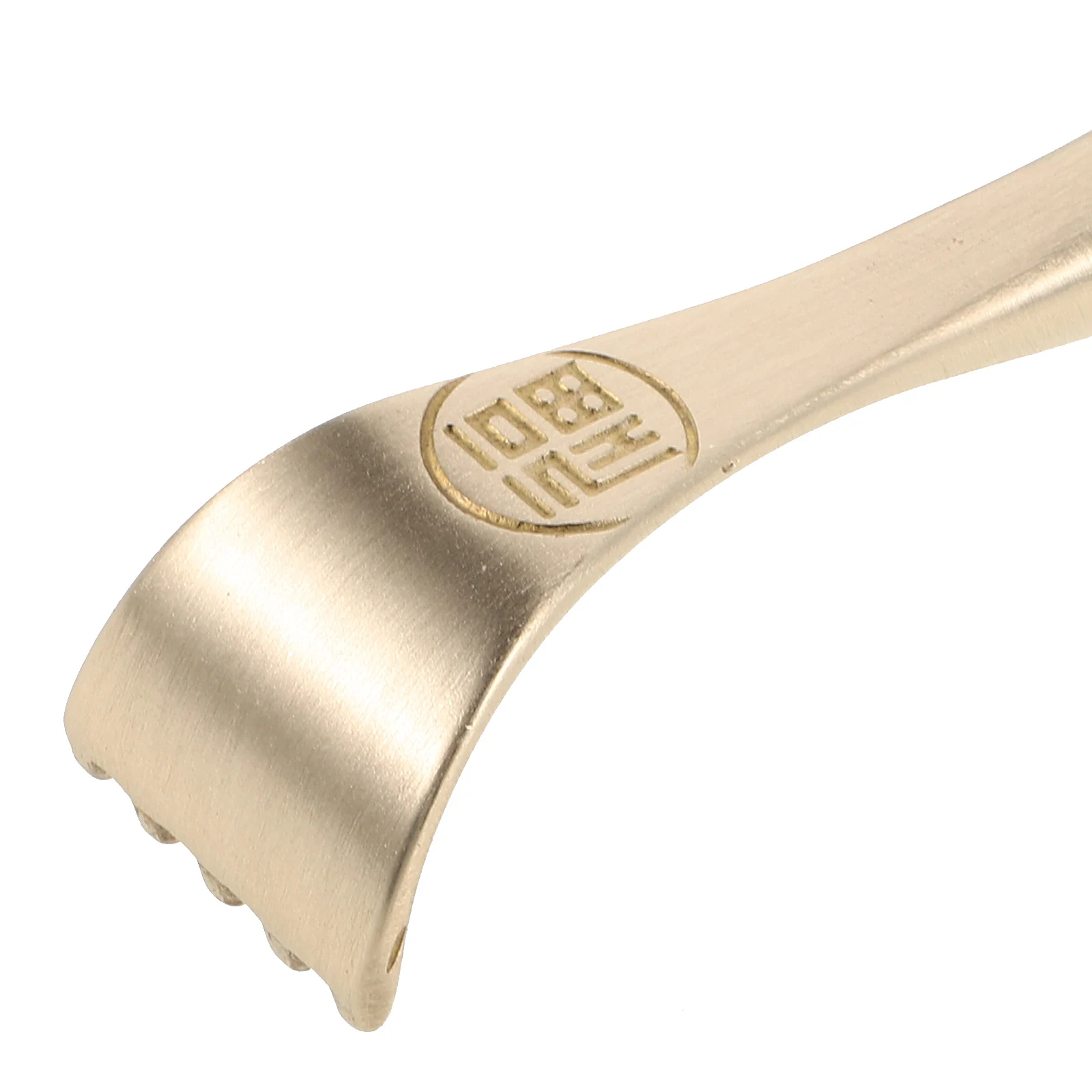 銅製背かき棒 ロングハンドル 金属製 携帯用背かきマッサージツール かゆみ解消 男女兼用 マッサージ爪棒