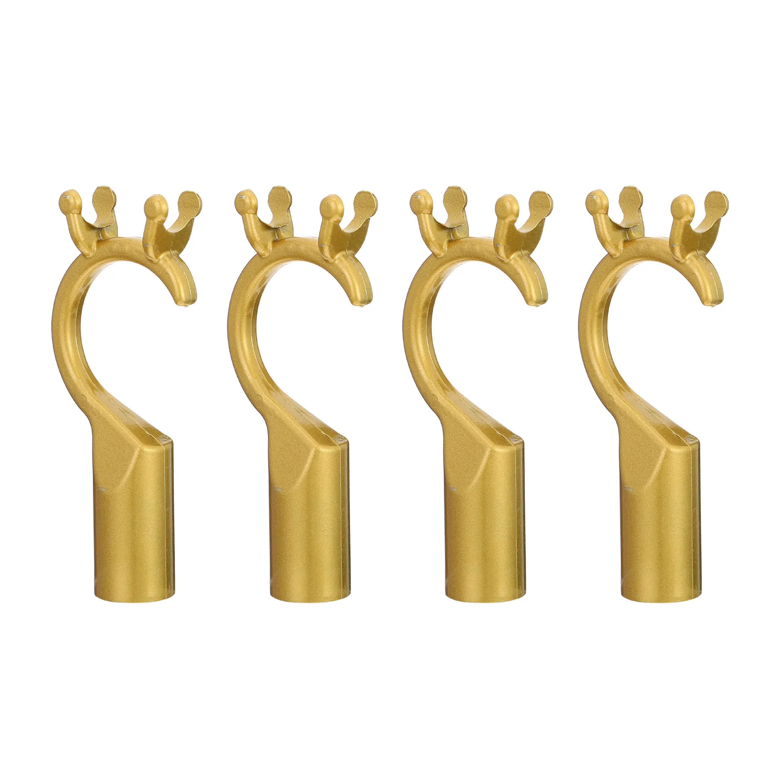 4Pcs Clothes Fork Head Replacement Clothes Rail Accessories Anti-Rust Hanging Tool Household Supplies Home Supplies