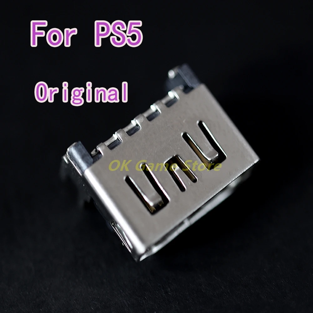 2pcs Original New HD interface Port For PS5 HDMI-compatible Connector Jack Socket Interface for Sony Play Station 5