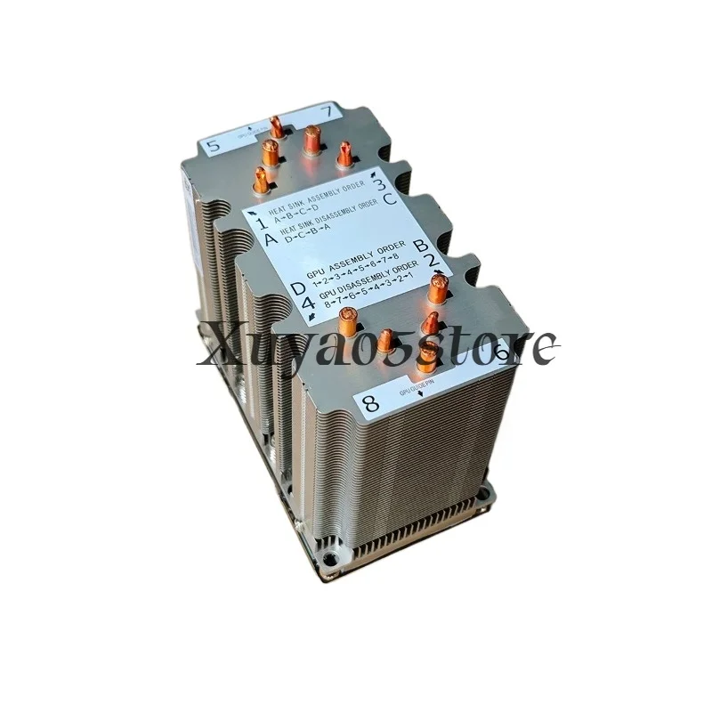 Suitable for NVIDIA Tesla V100 P100GPU Radiator 10 Copper Tube Passive Cooling SXM2