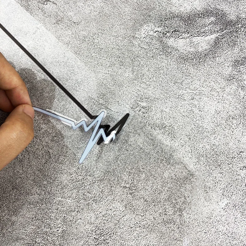 2PCS Heartbeat Trackpad สติ๊กเกอร์ติดมอเตอร์ไซค์กันน้ําสําหรับถังน้ํามันเชื้อเพลิงรถมอเตอร์ไซด์แผงด้านข้างสกู๊ตเตอร์ไฟฟ้าไวนิล Decals Decors