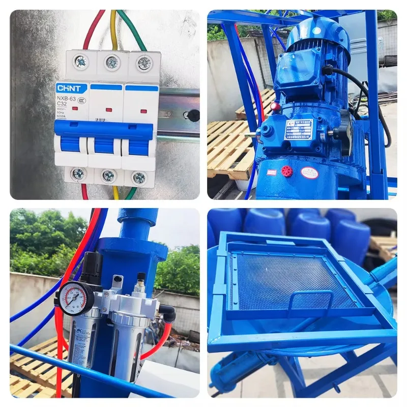 

Электрическая распылительная машина для штукатурки и производства GRC, мощность 2.2-4.0 кВт, производительность 300-1600 кг/ч, горизонтальная подача 60 м