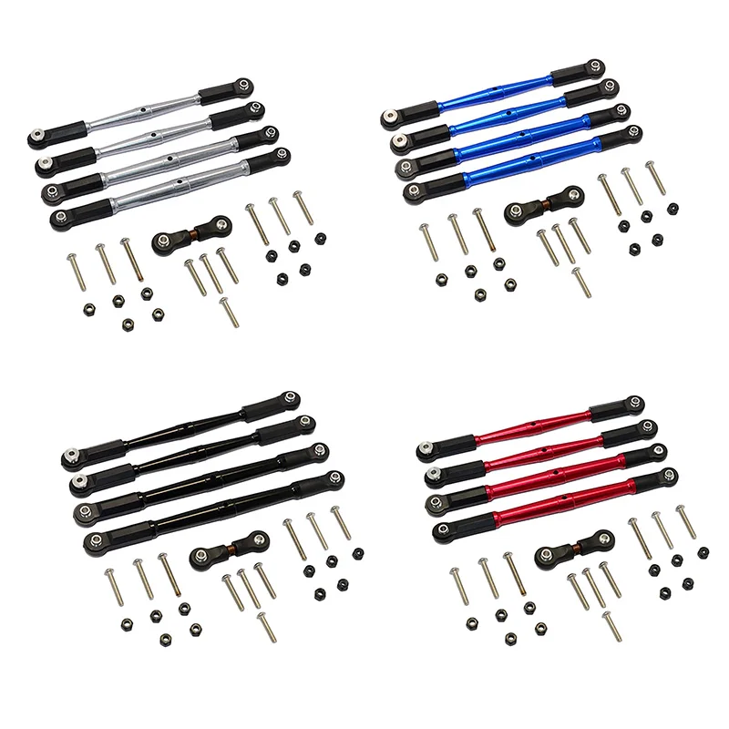 Aluminum S2 Steel Tie Rods Set For ARRMA 1/8 KRATON 6S Rc Car