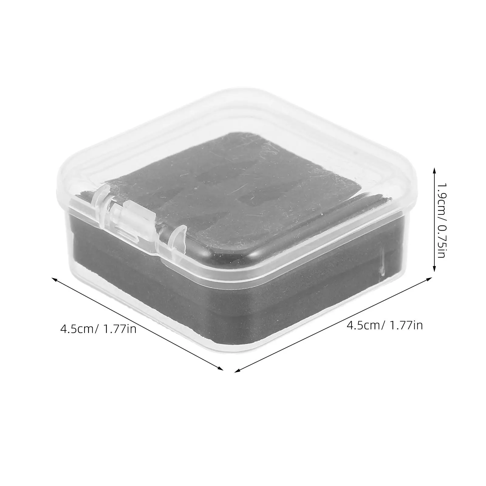 5Pcs Handwriting Stylus Tip Storage Box Clear Plastic Organizer Container Travel Protective Digital Pencil Case Touchscreen Pen