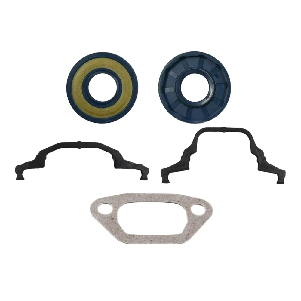 

Комплект прокладок цилиндра и уплотнений коленвала для замены и обслуживания бензопилы, совместимый с комплектами из двух прокладок цилиндра и двух уплотнений коленвала