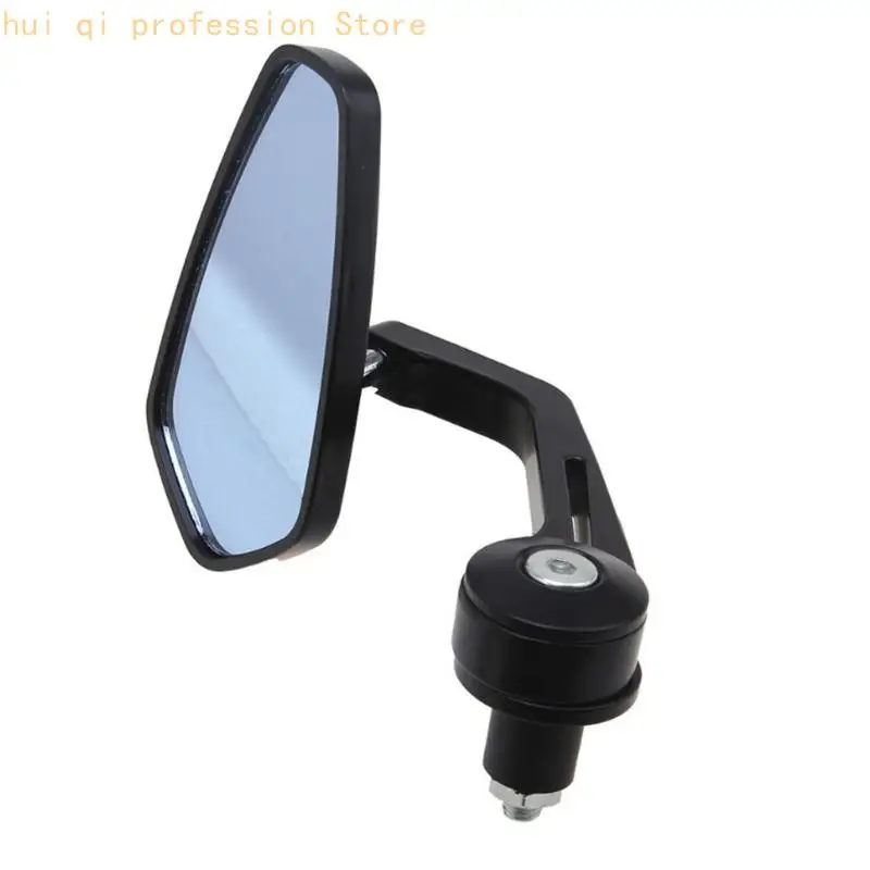 Kundenspezifisches Motorradspiegelpaar für 22 mm 7/8 Zoll-Lenker, Aluminium-Seitenspiegel mit verstellbaren gebogenen Armen und – Detail 4