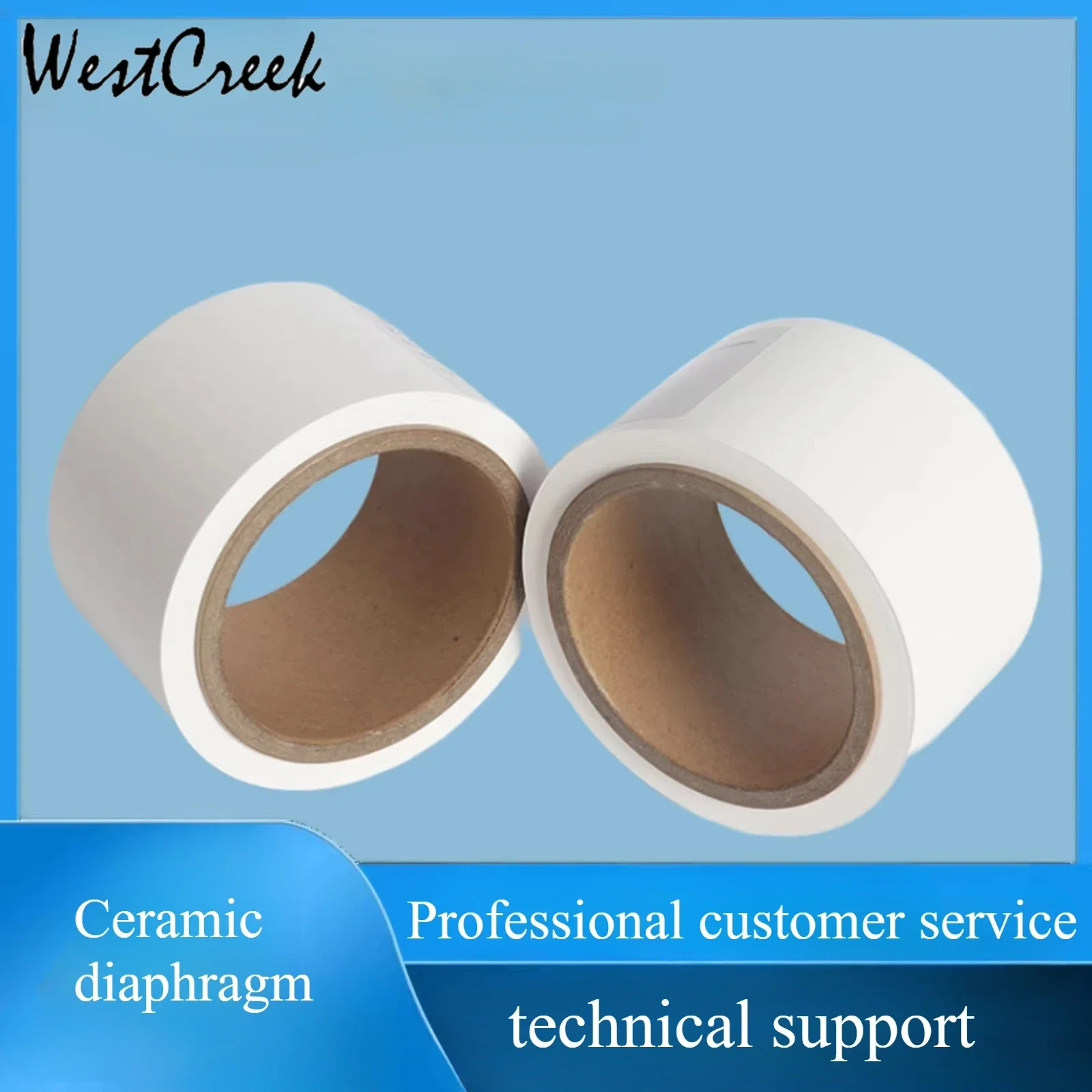 WESTCREEK Lithium ion battery separator, lithium electric button type ceramic separator, alumina Al2O3 single-sided coating