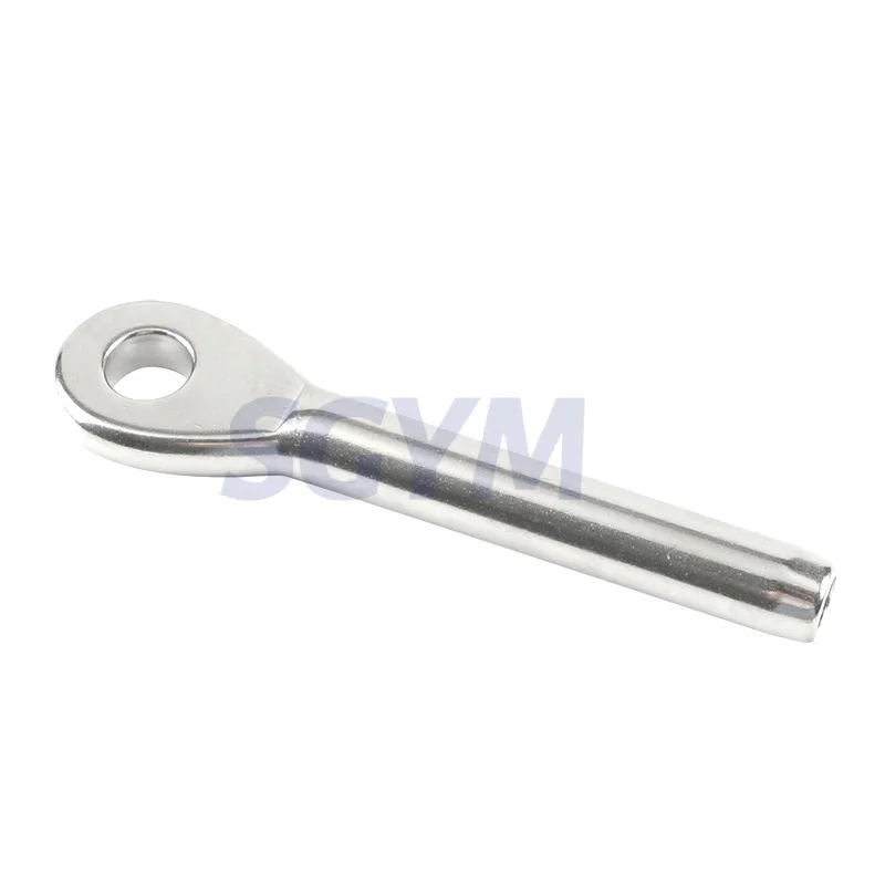 Cable Railing Tensioner 3/4/5/6/8/10mm Swage Eye Terminal T316 Stainless Steel Wire Rope Fitting Hardware