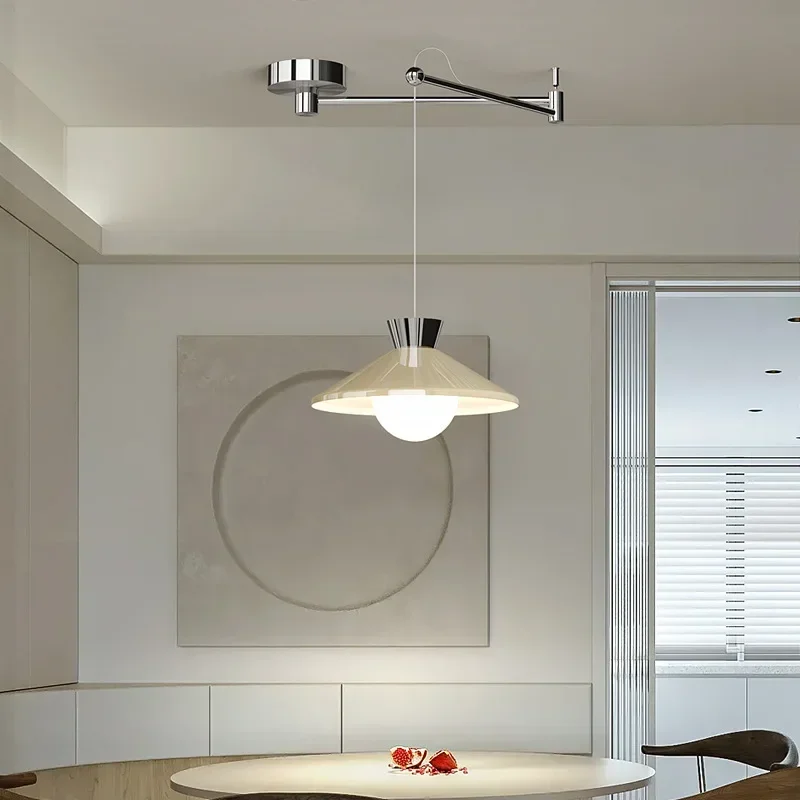 Nordic Ceiling Chandelier Removable Swing Arm Pendant Light  Led Lamps for Living Room Bedroom Decoration Dining Table Lighting