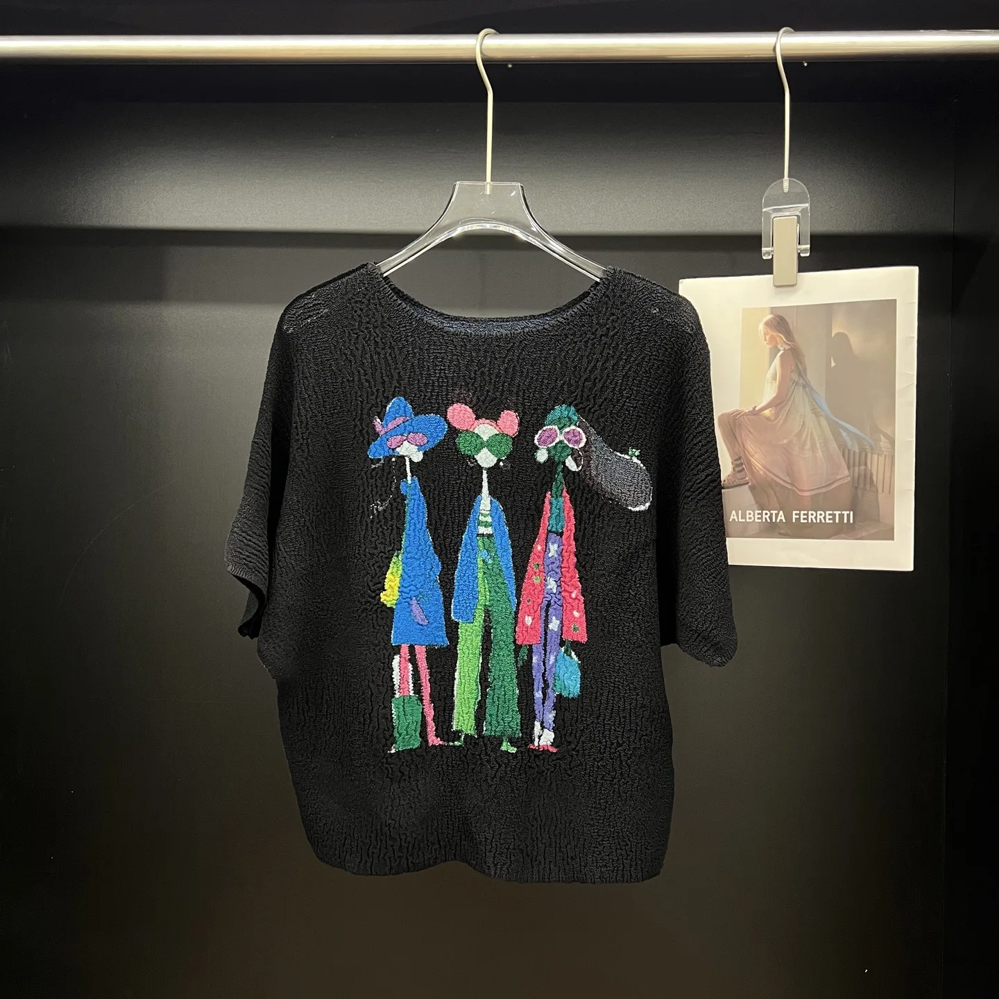 Miyake 2025 Spring/Summer New Fashion and Comfortable PlisseT-Shirt Top Crew Neck Pleated Short Sleeve Women's Clothing