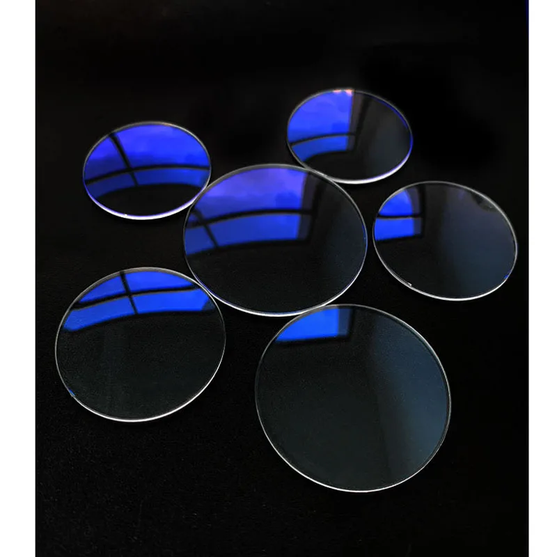 1.5mm Double Dome Blue AR Coating Sapphire Watch Crystal 30mm to 38.5mm Replacement Watch Glass Lens Repair Parts Tool