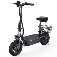 iScooter F3 Electric Scooter 1000W Foldable Scooter 13Ah Electric Kick Scooter 60km Range 45km/h e-Scooter With Basket