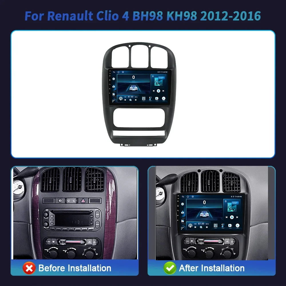 Car Radio Android 14 Wireless 4G GPS Bluetooth Carplay For Chrysler Voyager Rg Rs Town Country Rs 2000-2007 Touch Screen Stereo