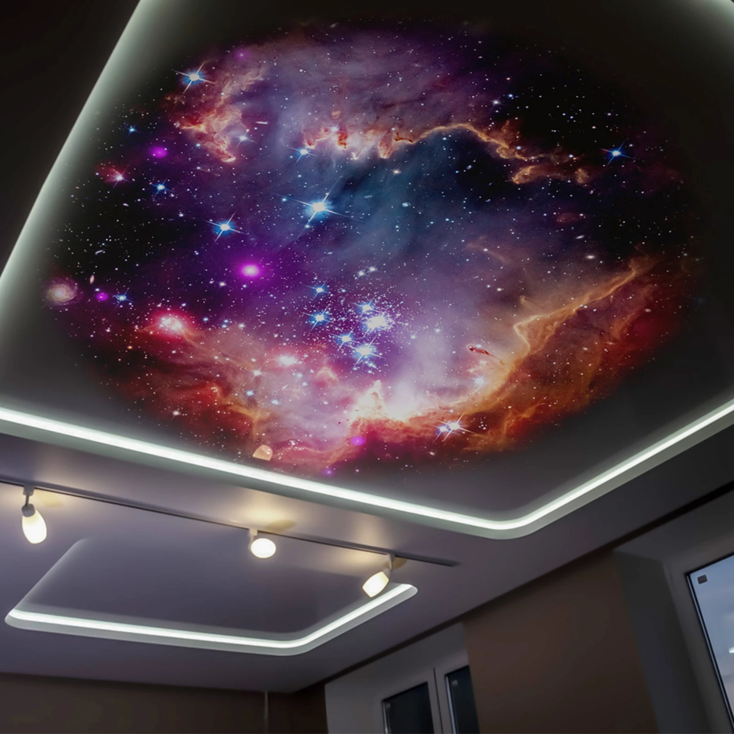 New Enhance Your Space with Mesmerizing Celestial Beauty - Stunning Exquisite Rechargeable LED Projector Lights - Perfect Home D