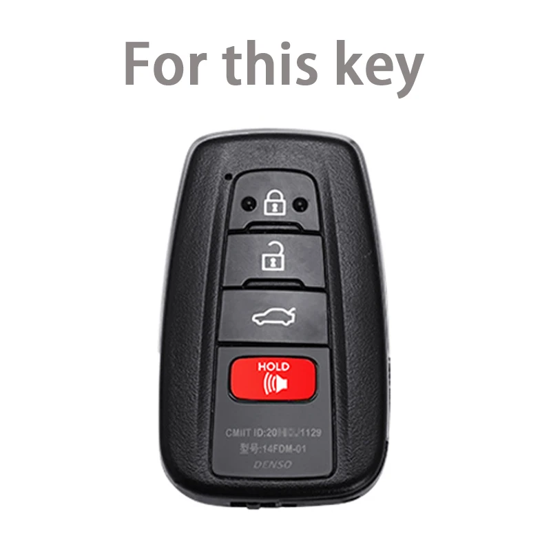 TPU Car Remote Key Case For Toyota Corolla Prius Camry CHR C-HR RAV4 Altis Land Cruiser Prado Keyless Cover Shell Fob Key Chains
