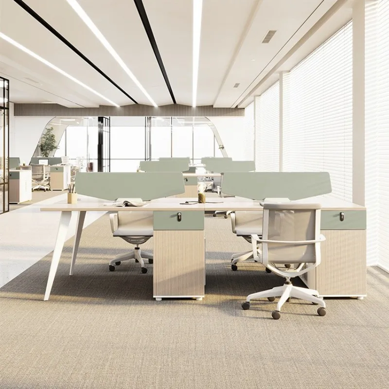 Office desk and chair combination office furniture, workstation screen bean single table