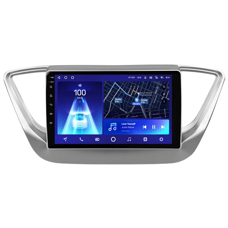 TEYES CC2 PLUS Car DVD Player for  Solaris 2 2017-2020 9 Inch One Din Touch Screen Car DVD Player