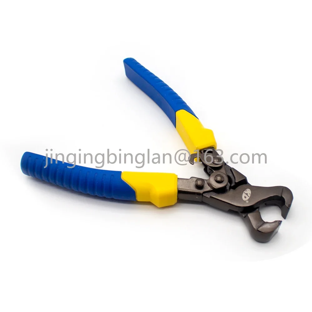 8 Inch Labour-Saving Glass Pliers Ceramic Tile top Shear Trimming Pliers with Self-Contained Closed Switch TPR Handle 225MM