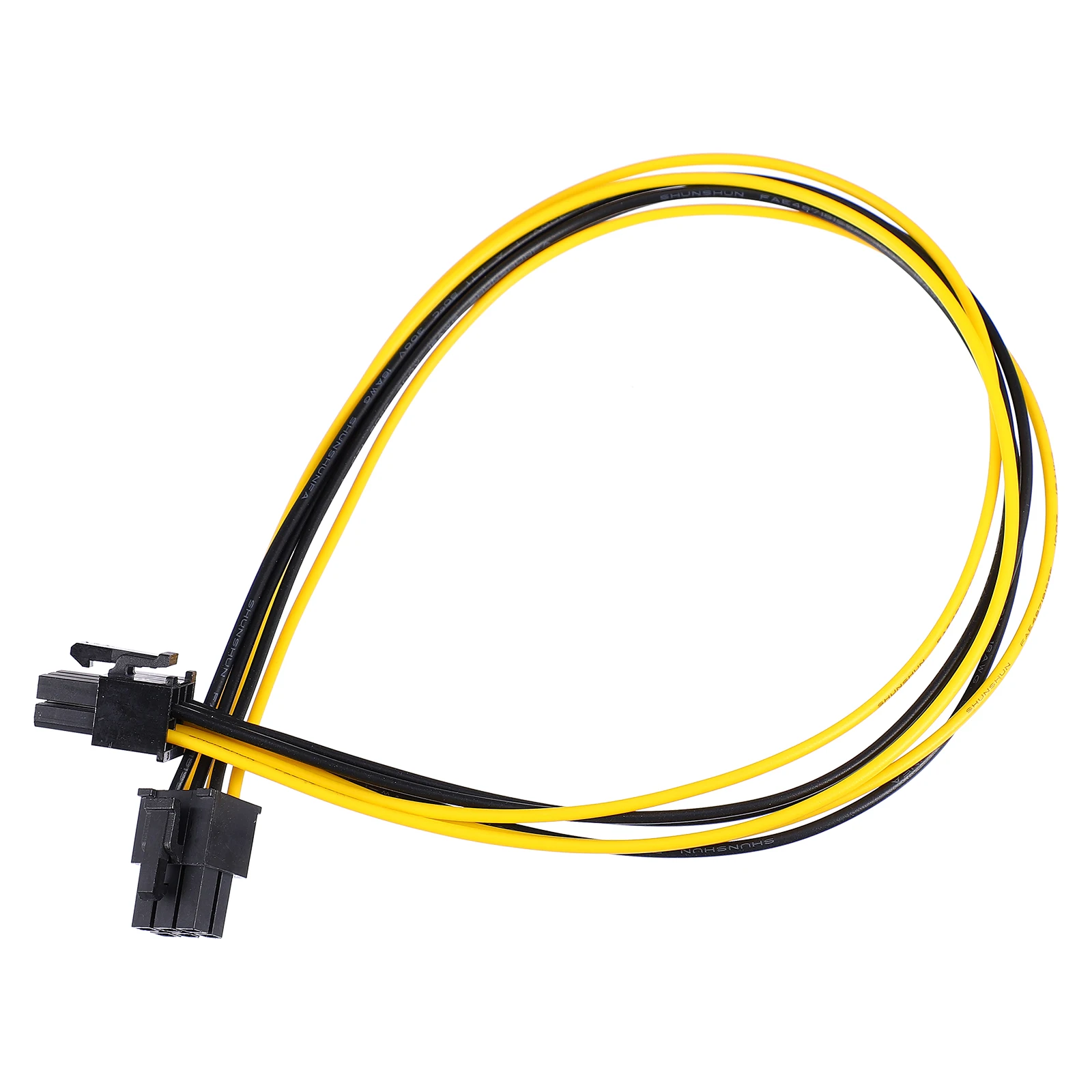 

10 pcs Power Cord Adapter Board Graphics Power Cord GPU Extension Cable Replacement Laptop Cables 6Pin Male Slide Rail Interface