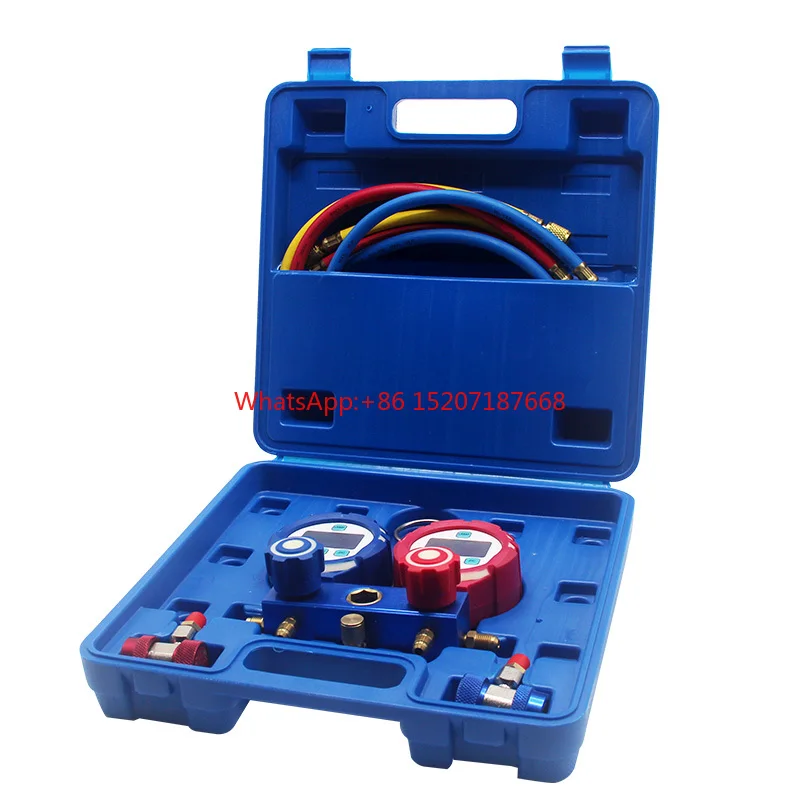 Hvac R410A Refrigeration Gauge Air Pressure Digital Type Manifold Gauge