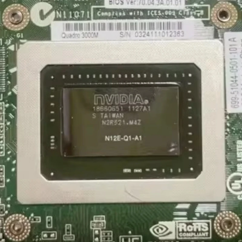 Original Quadro 3000M Q3000M Q4000M Graphics Card Compatible with Dell Precision M6600 M6700 M6800 HP 8760W 8740W N12E-Q1-A1 view 5
