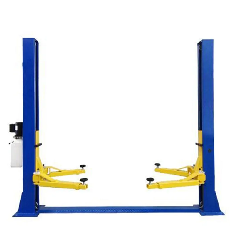4 Ton Two Post Fixed Stationary Double Cylinder Hyic Car Lift Auto Repair Lift For Vocational Training Schools Auto Service