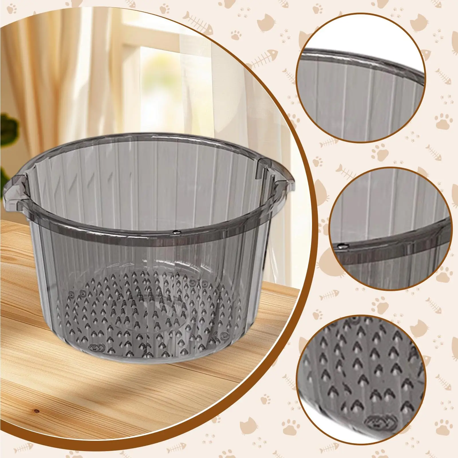 Banho de pés SPA Banheira Foot Soaker Balde portátil para acampamento Limpeza doméstica