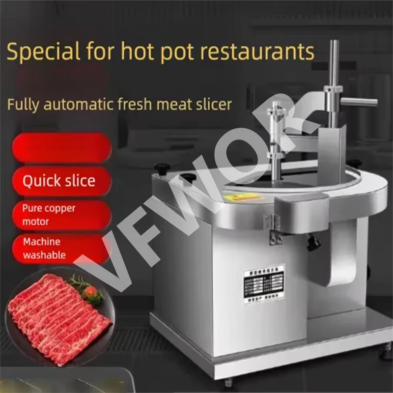 Commercial Automatic Electric Slicer Machine Micro-Frozen Meat Cutting for Fresh/Frozen Beef Mutton Pork Fish Condition Used