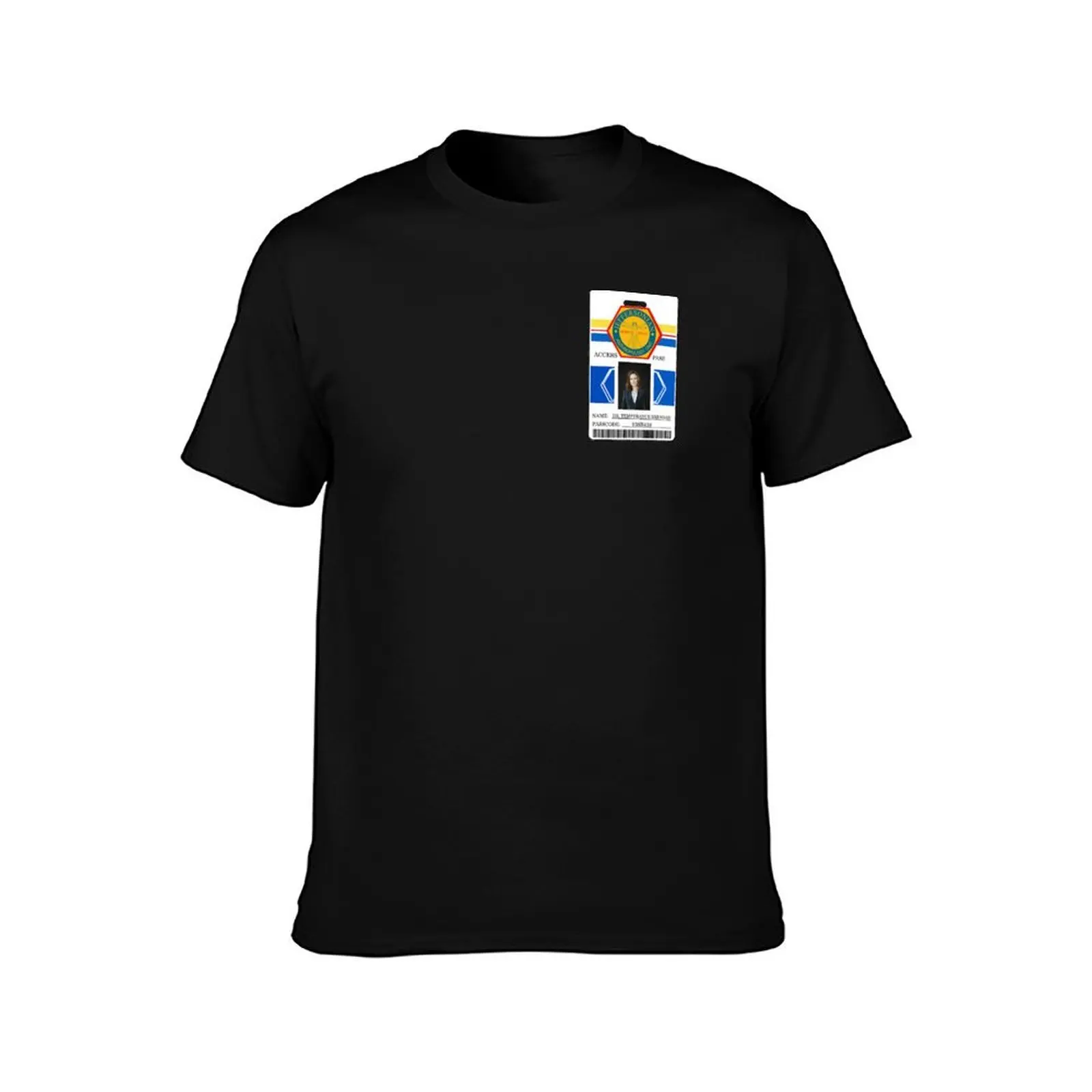 BONES Access Card - Dr. Temperance Brennan T-Shirt Street Art Print Tee Shirt T-Shirt