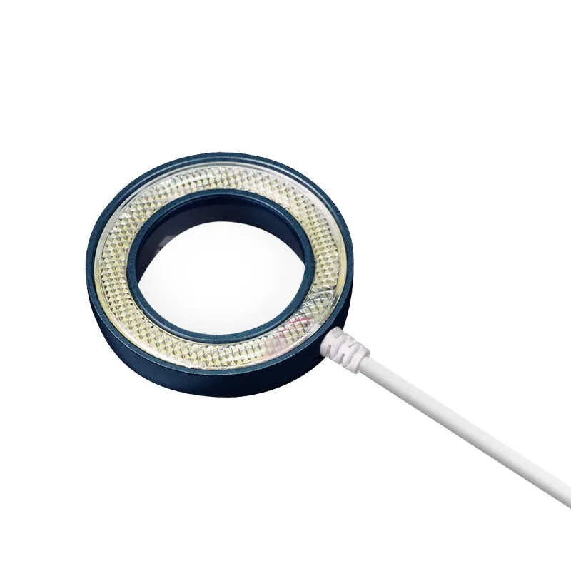 Sunshine Microscope with White Light Source, Dust-Proof Mirror Ring Lamp, Anti Fume Protector, Double Magnifier, 36 LED, SS-033C