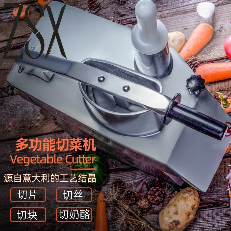 Commercial Multifunctional Vegetable Cutter Automatic Potato Cutting Slicer Electric Cheese Grater