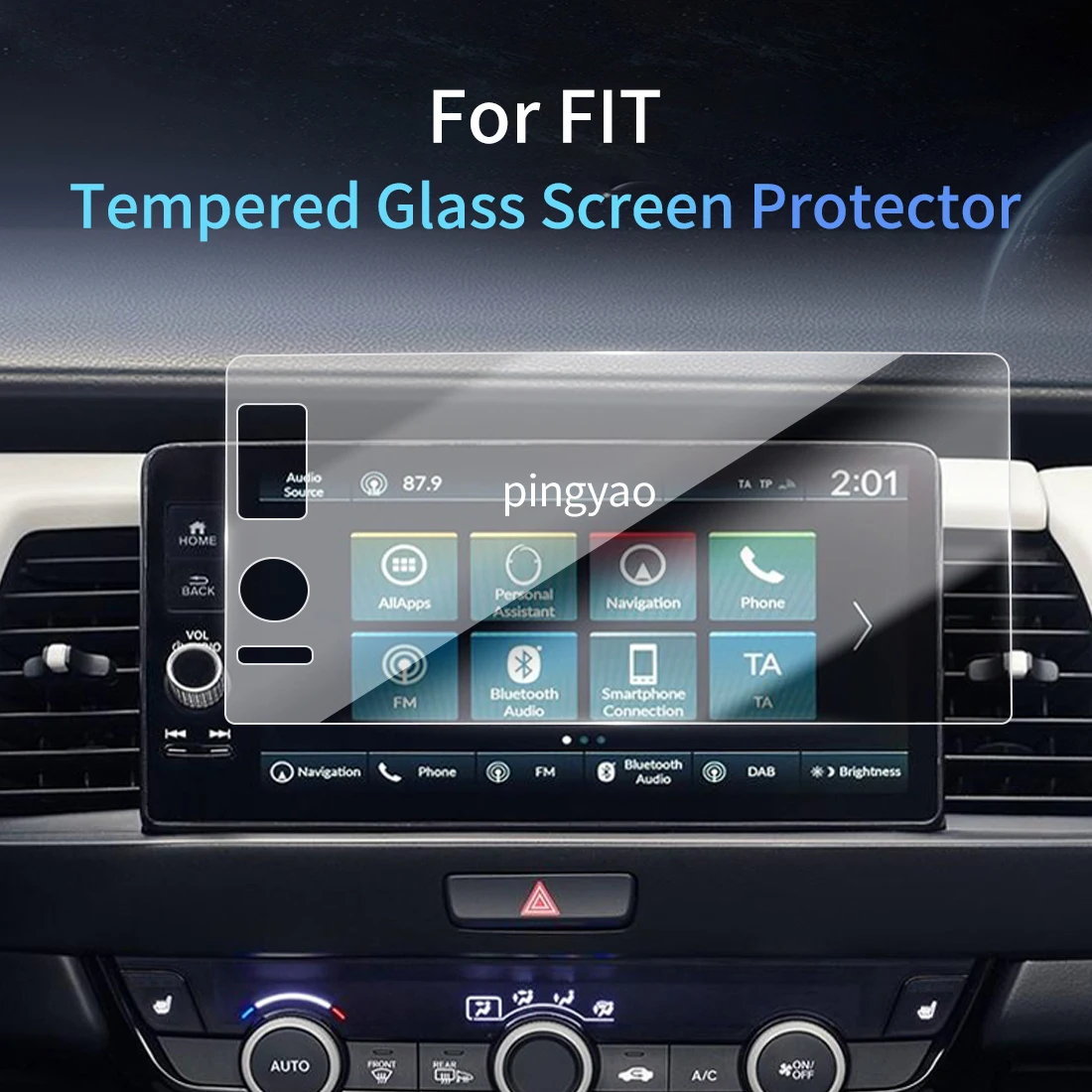 

Car Sticker Screen Protector Navigation Display Tempered Glass Protective Film Car Vehicle For 23 HONDA FIT