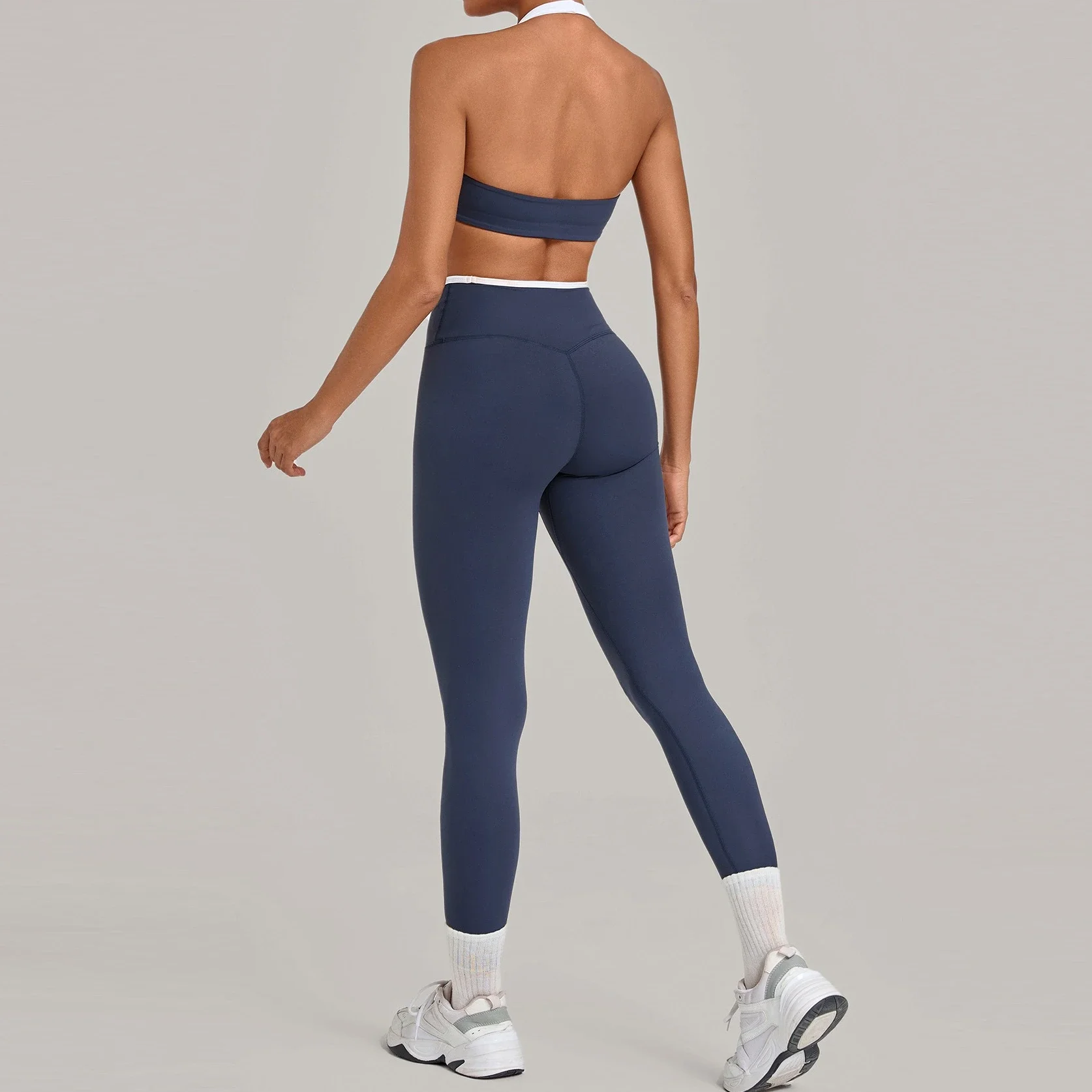 Wholesale Gym Sets Woman Yoga Set Patchwork Sportswear Gym Clothes Woman Activewear Fitness Training Apparel