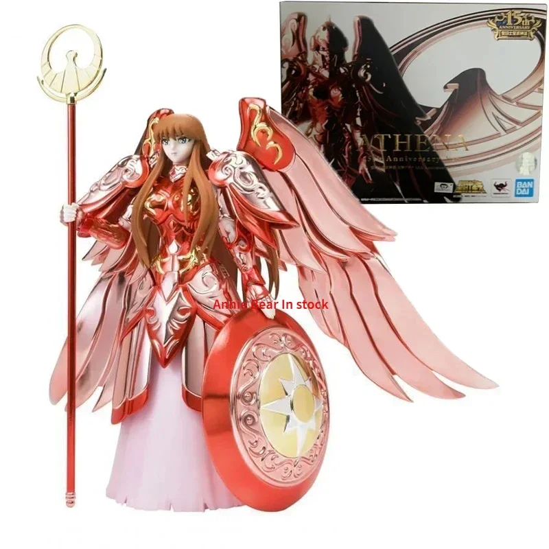 In Stock Bandai Saint Seiya Anime Figure 15th Anniversary Hades Action Figure Athena Toy Children's Model Figure