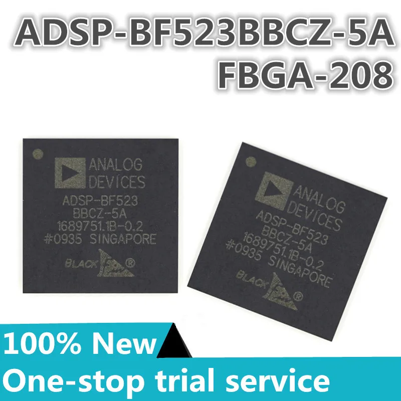 1-10pcs %New original ADSP-BF523BBCZ-5A package BGA-208 digital signal processor DSP/DSC