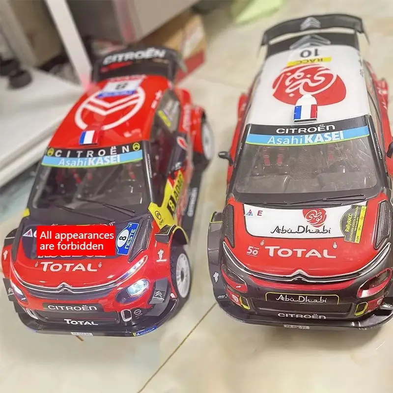 KM RC Thor 1:7 6S رالي سيارة محاكاة سيتروين C3 مع مجموعة الضوء الدفع الرباعي فرش التحكم عن بعد نموذج سيارة كهربائية #6