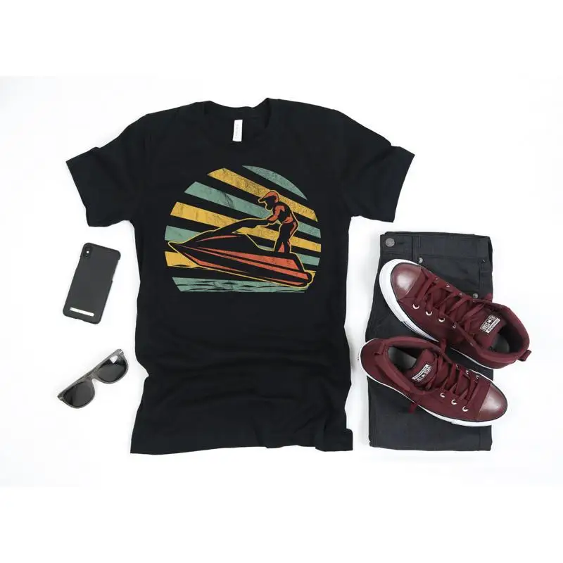 Jet Ski Retro Cool T-Shirt