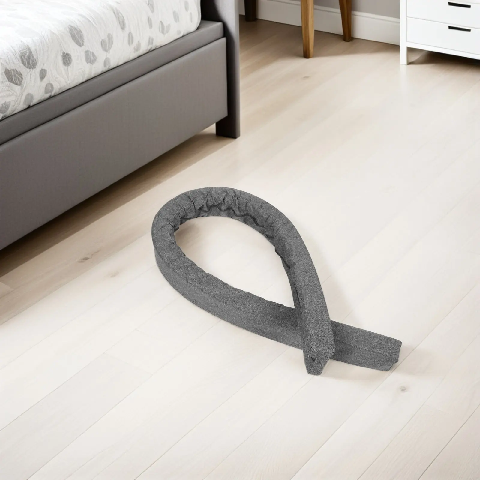 L Shaped Slipcover Mattress Gap Filler Bed Gap Filler Space Filling Strip Headboard Crack Stopper Wall Mattress Grey