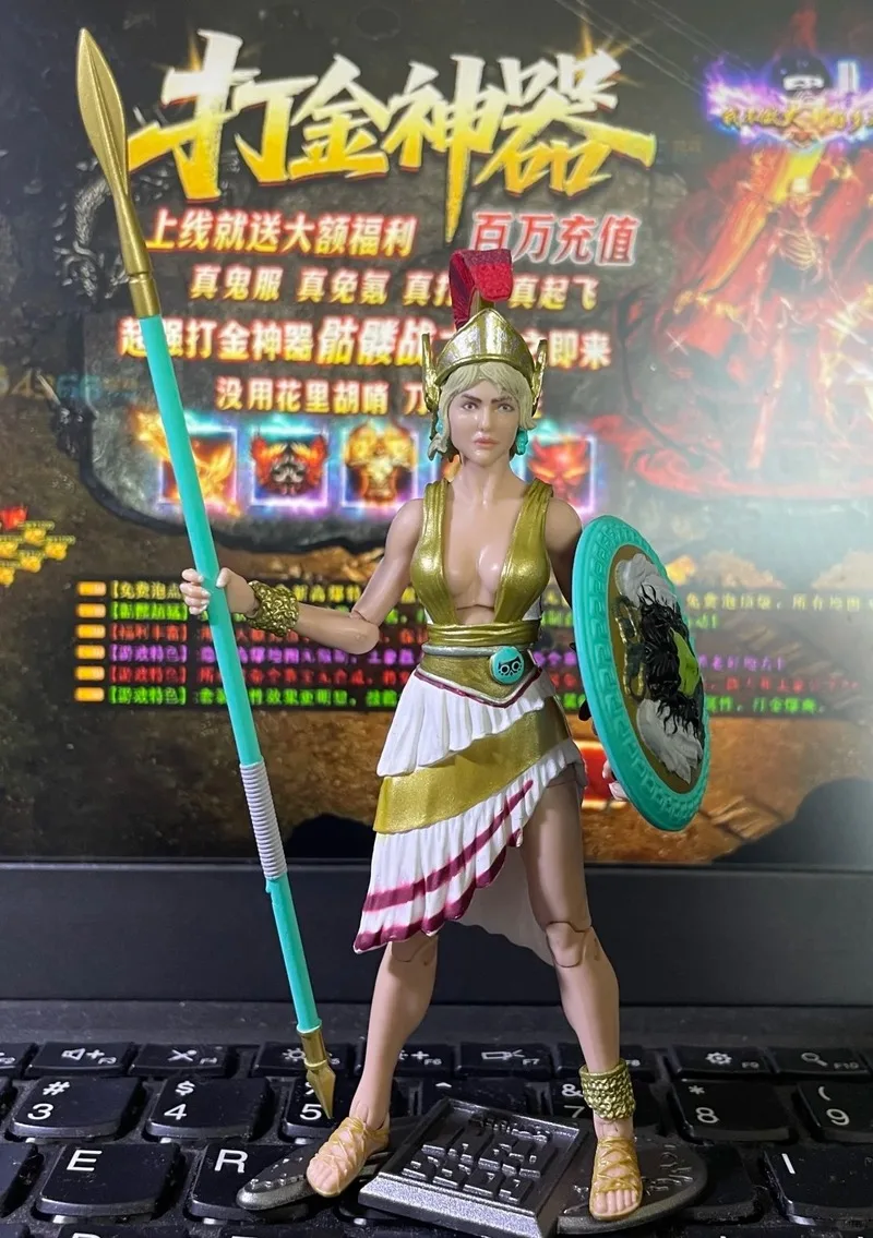 BFS 1/18 3.75インチ アクションフィギュア ヴィトルヴィウス H.A.C.K.S. 10周年記念 ローマ軍団 アテナ メデューサ アニメ玩具