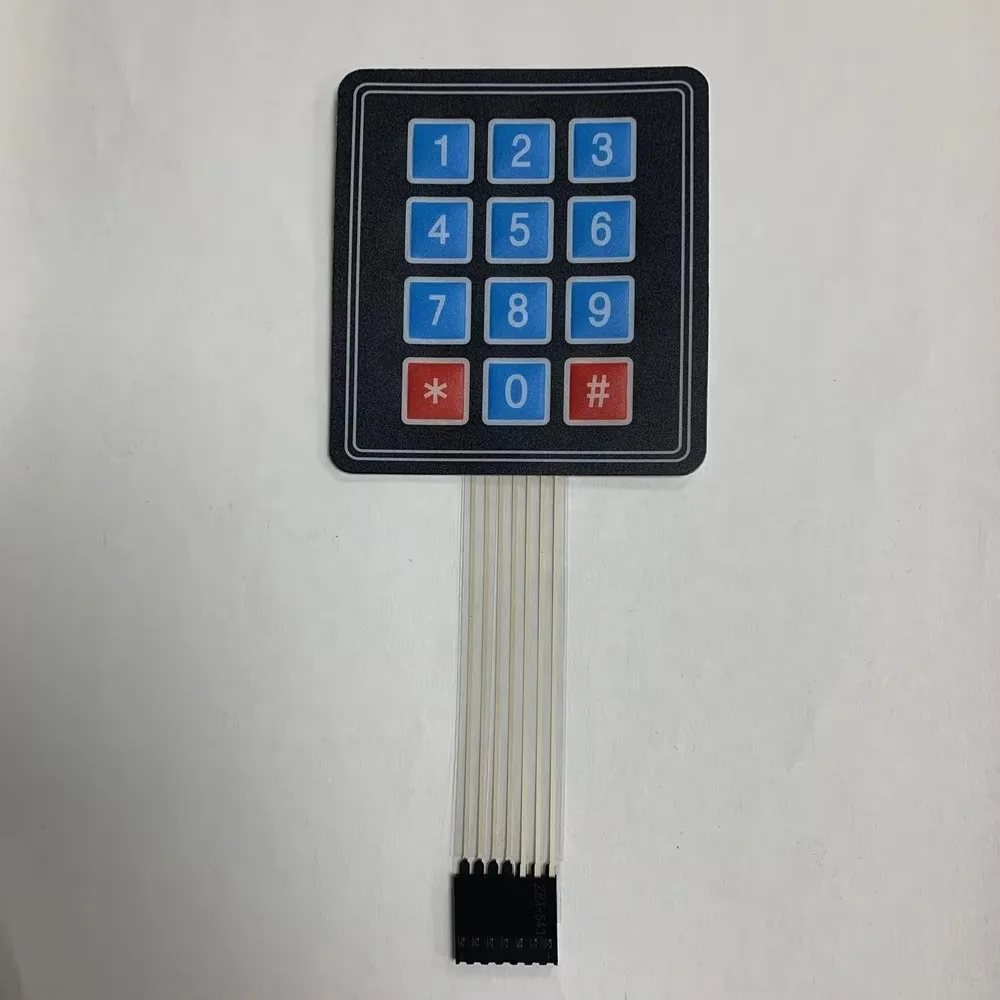 

5 шт./лот 4x4 матричный мембранный переключатель, клавиатура, 16 клавиш, матричный мембранный переключатель, клавиатура